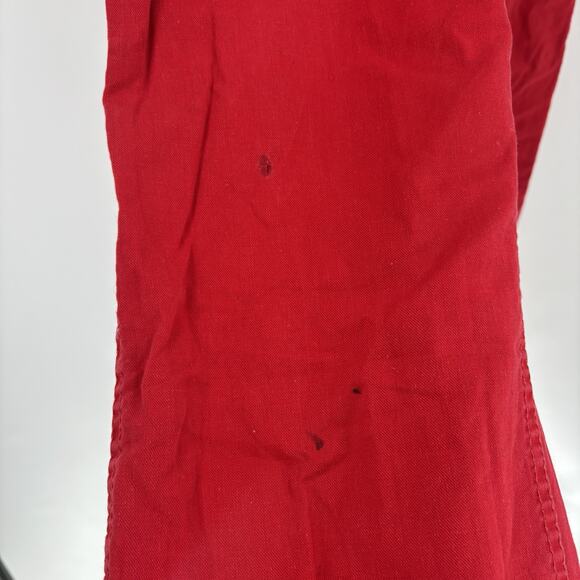 Vintage 1970’s Big Smith Painters Pants Jeans Red 28x30 USA Womens Union Made - Picture 9 of 13